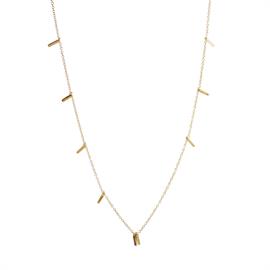 Gold Gemstone Necklace