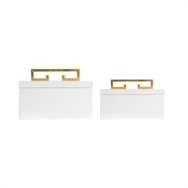 Avondale Box Sets - White & Gold