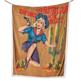 Gunslinger Campfire Sherpa Throw