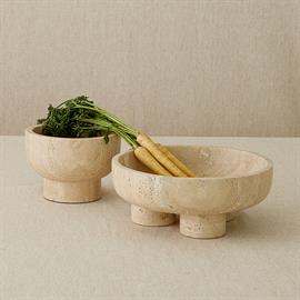 Priory Bowls-Travertine